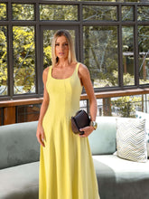Vestido Istambul Amarelo Manteiga