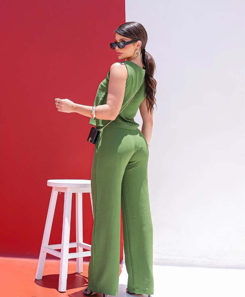 CONJUNTO SARAH VERDE OLIVA