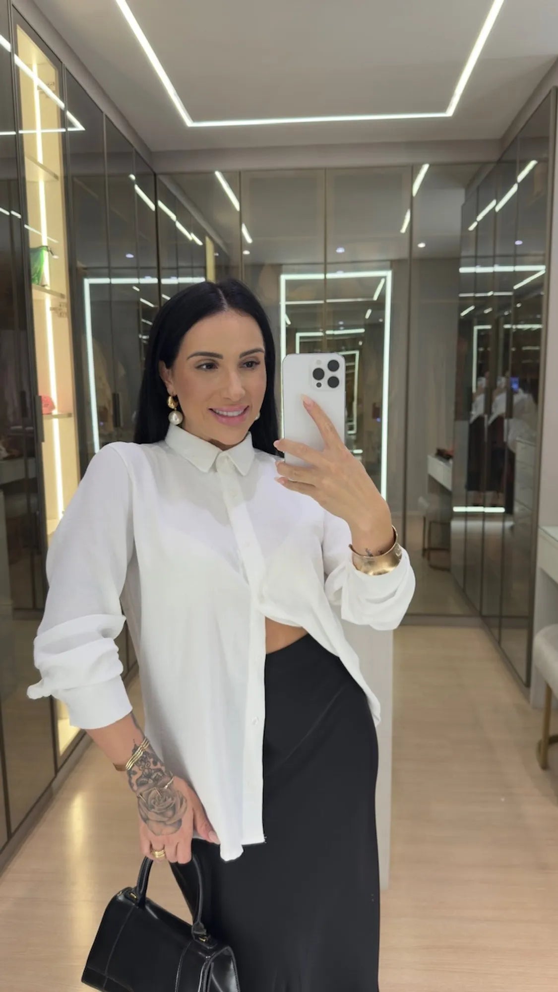 CAMISA MANGA-LONGA OFF-WHITE